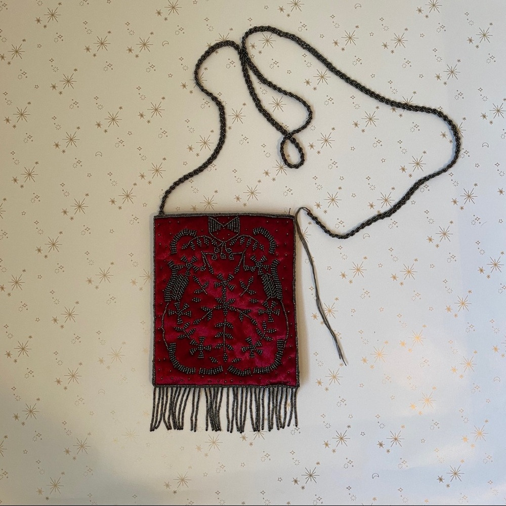 Hillard & Hanson Beaded Bag
